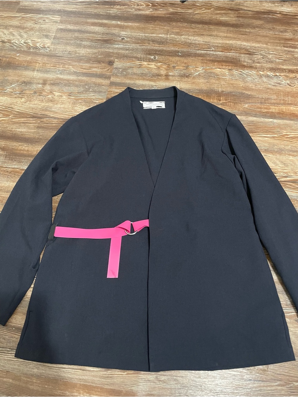 Urban Research Tech Belted O Metal Ring Kimono Navy Size M Blue Wrap Jacket